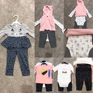 BUNDLE DEAL—12 month old Baby Girl Lot of Clothes